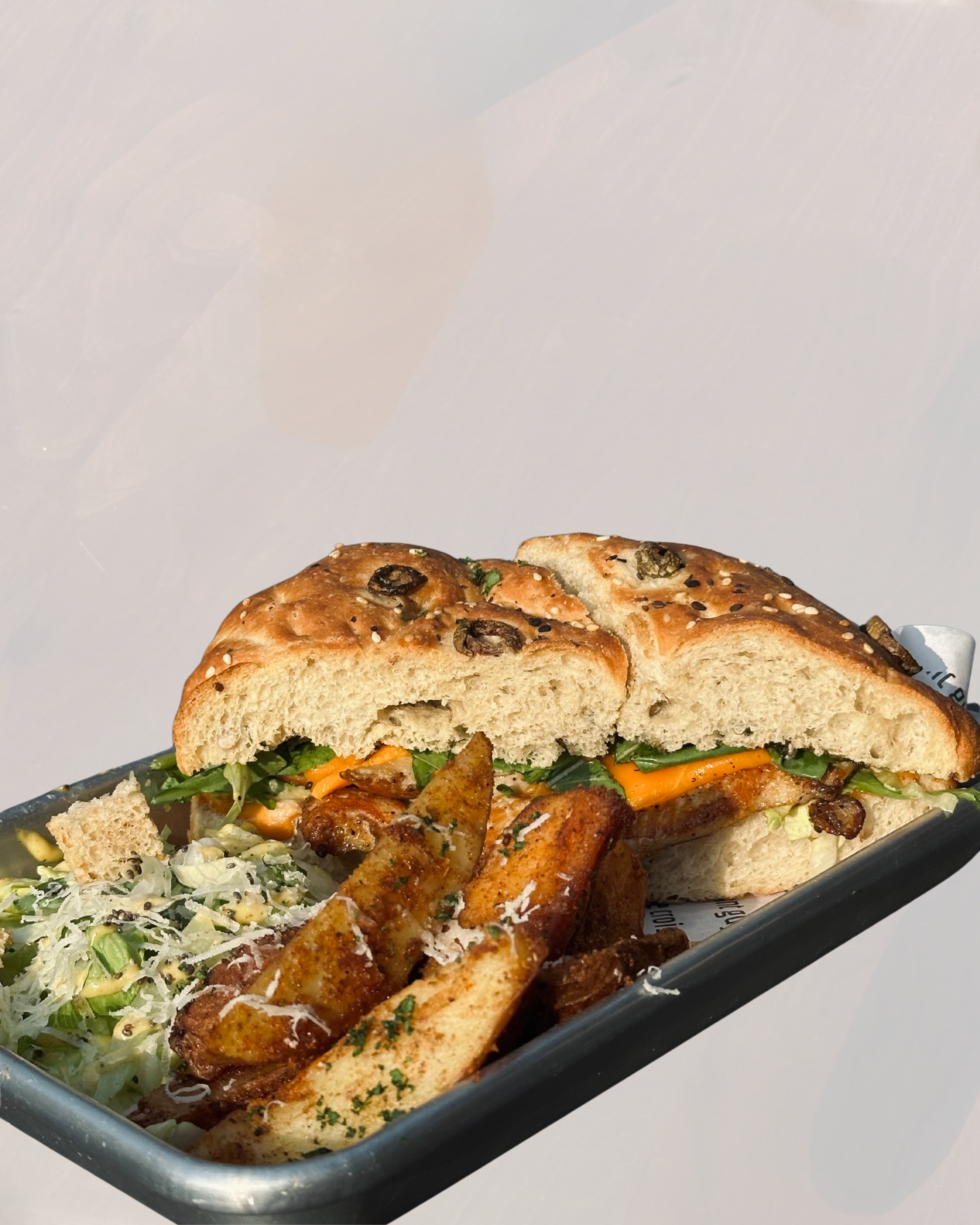 Chimichurri Chicken Focaccia Sandwich