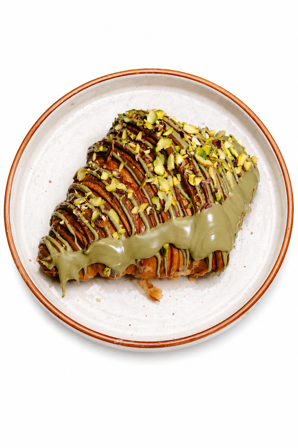 Pistachio Kunafa Croissant